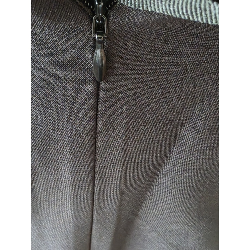 NWT BCBGMAXAZRIA Black Open Back Maxi Gown Dress Formal High Neck Side Slit US 2 - Picture 11 of 16